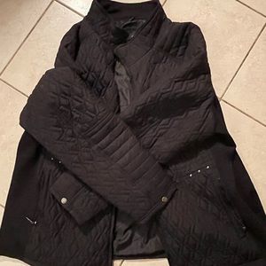 Black jacket size 3X weatherproof gently used hardly ever.